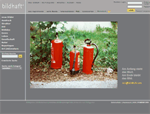 Tablet Screenshot of bildhaft.com